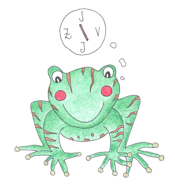 ilustrace žába