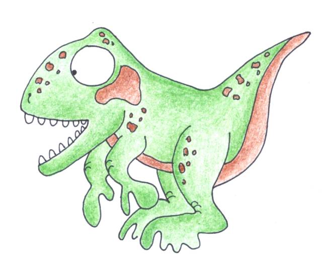 ilustrace dinosaura