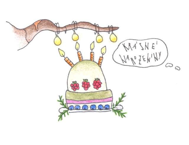 ilustrace dort
