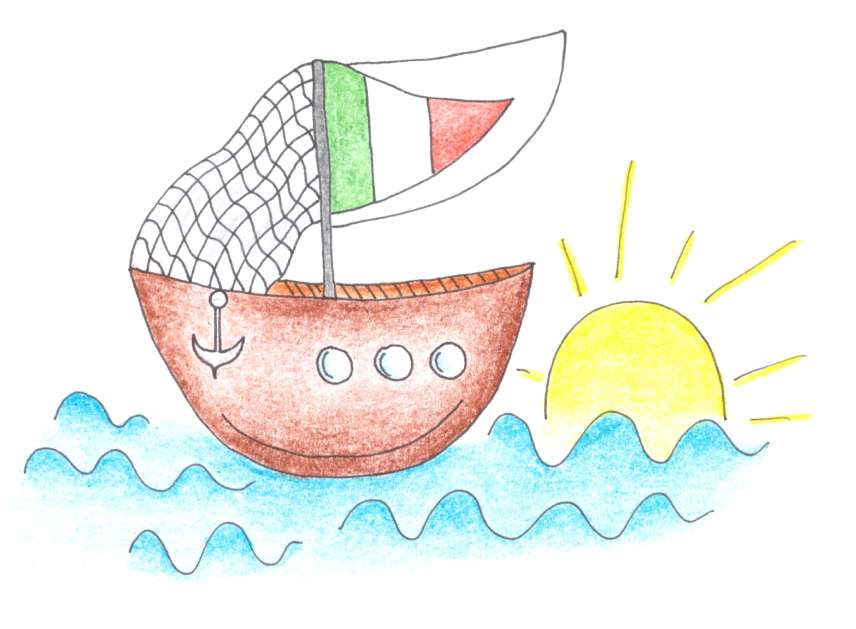 ilustrace loď