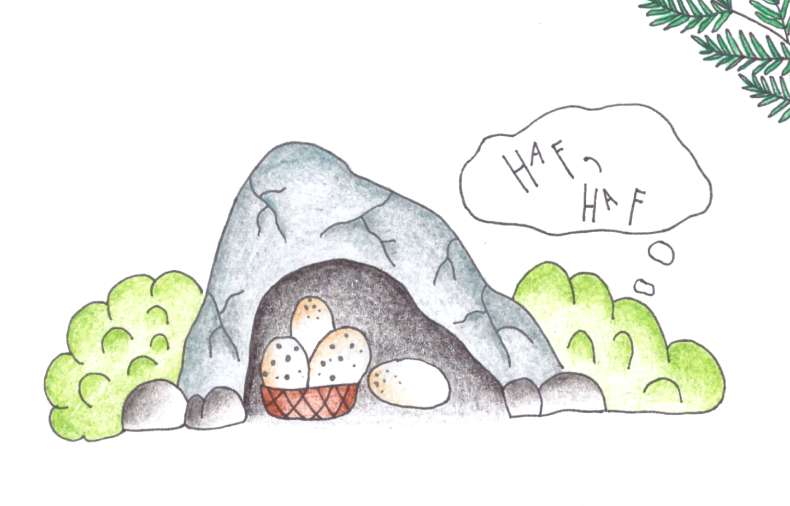 ilustrace ukradená vajíčka